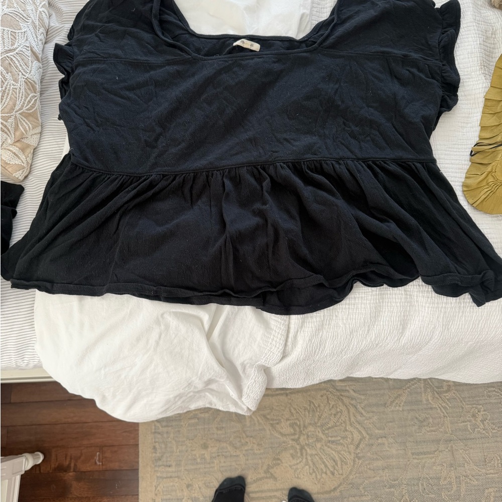 Elegant Black Women's Top